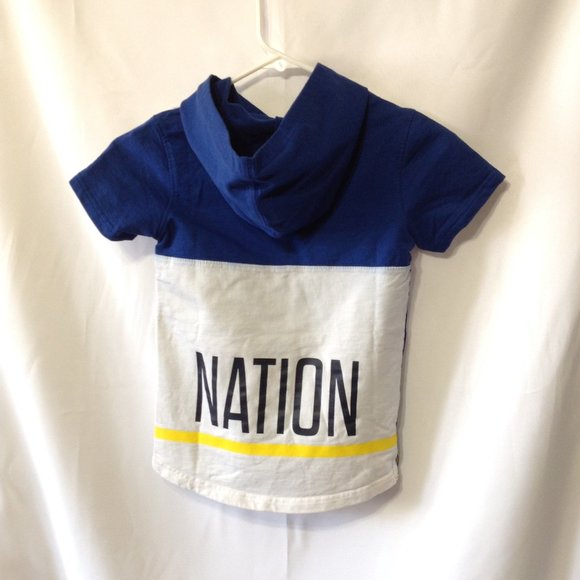 Parish Nation ❤️ Kid Short Sleeve Hooded T-Shirt Size - Small  (PRE-LOVED) - Picture 2 of 3